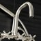 Aqua Vintage AE8458DX Wall Mount Clawfoot Tub Faucet, Brushed Nickel AE8458DX - alternate 3